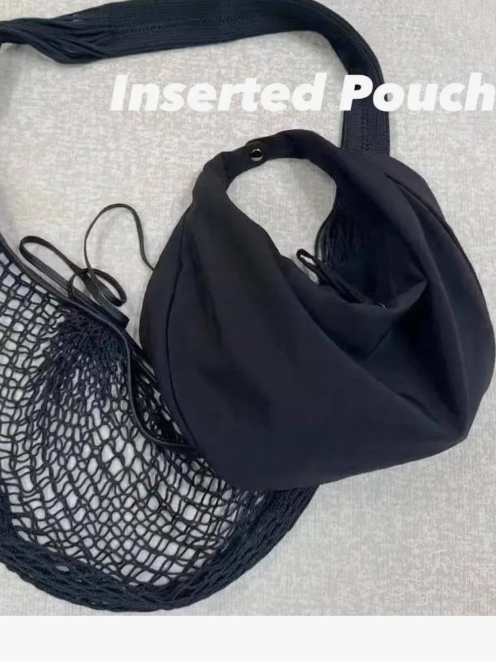 NWOT woven net croissant bag - Picture 3 of 5